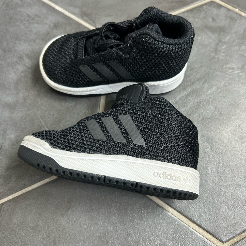 Adidas Toddler 4k Black Mesh Sneakers